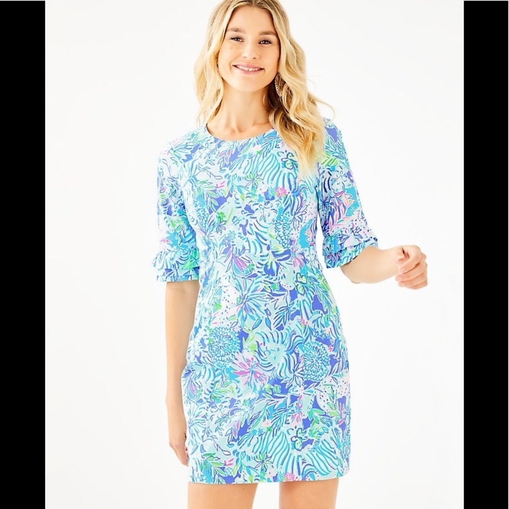 NWT Lilly Pulitzer womens Fiesta Stretch dress